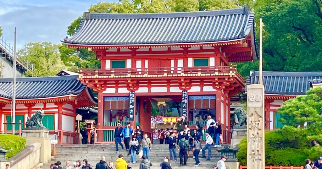 京都八坂神社見どころ西楼門